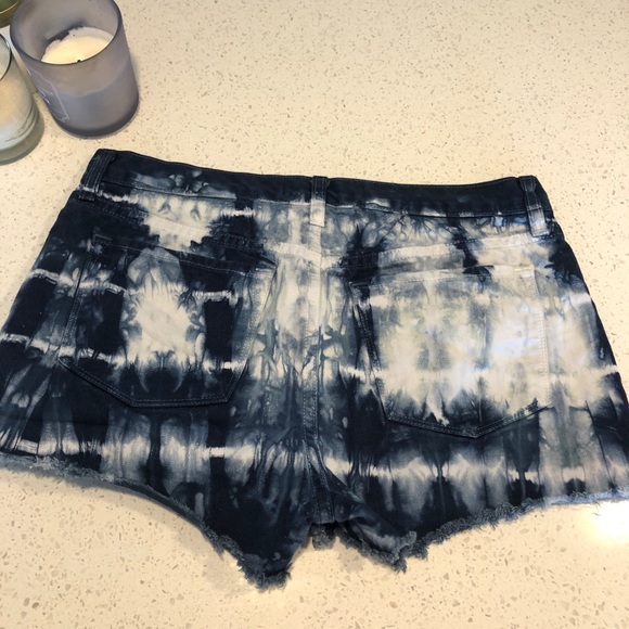 Tie dye cutoffs - Picture 3 of 4
